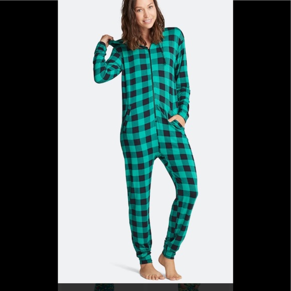 MeUndies Other - Me Undies Plaid Green Onesies